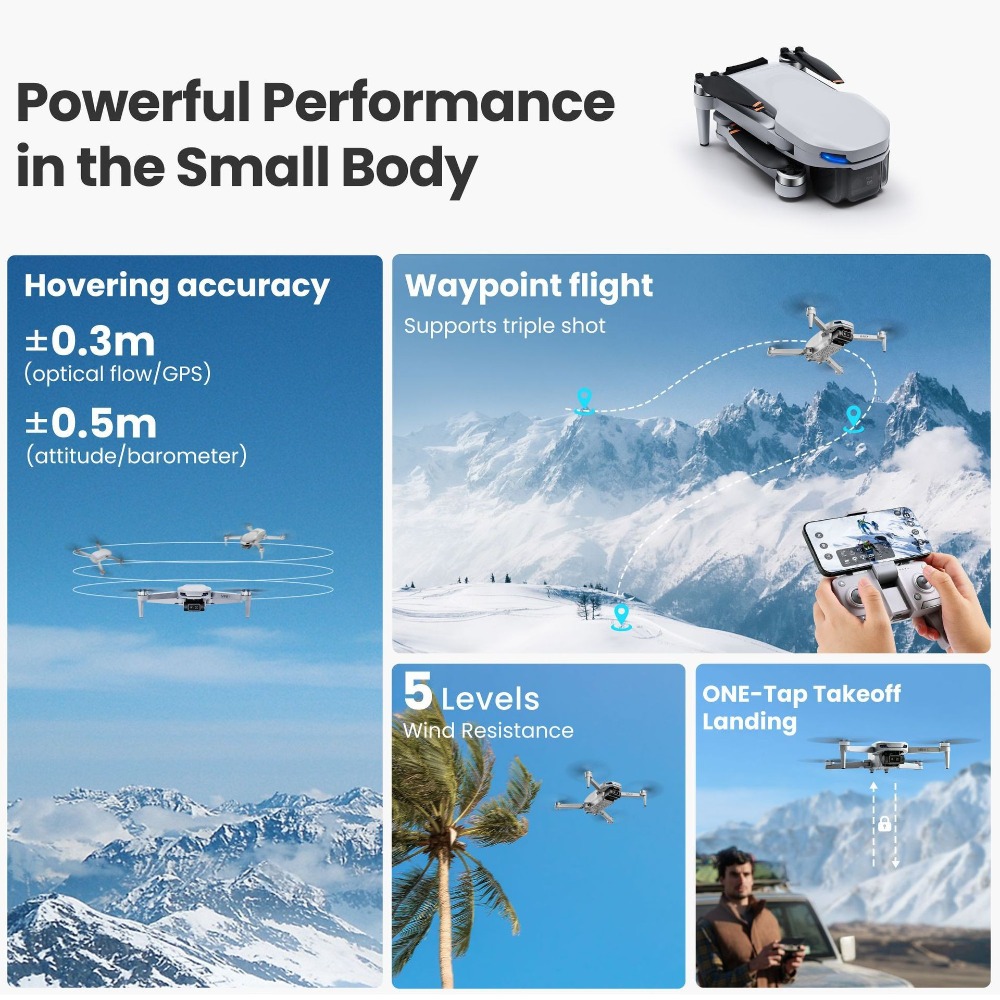 Global MiniX Drone! 4K UHD & a - đánh giá và giá Drone Gimbal Mount