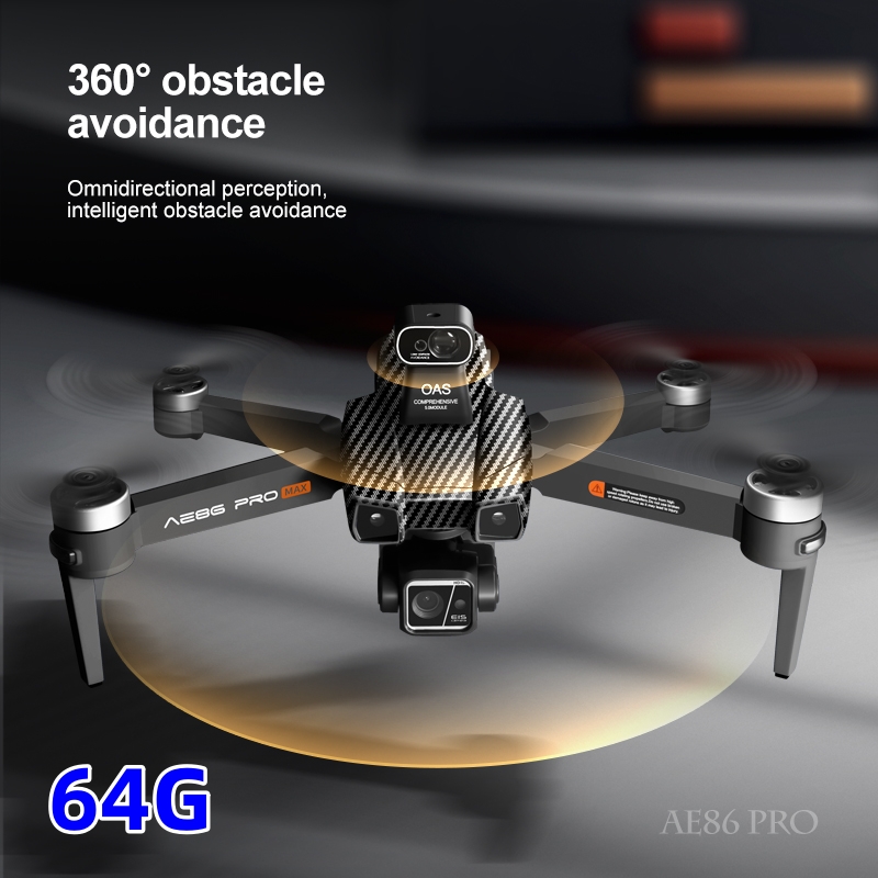 AE86 PRO Max+ Professional Dro - đánh giá và giá Drone Gimbal 3 Axis