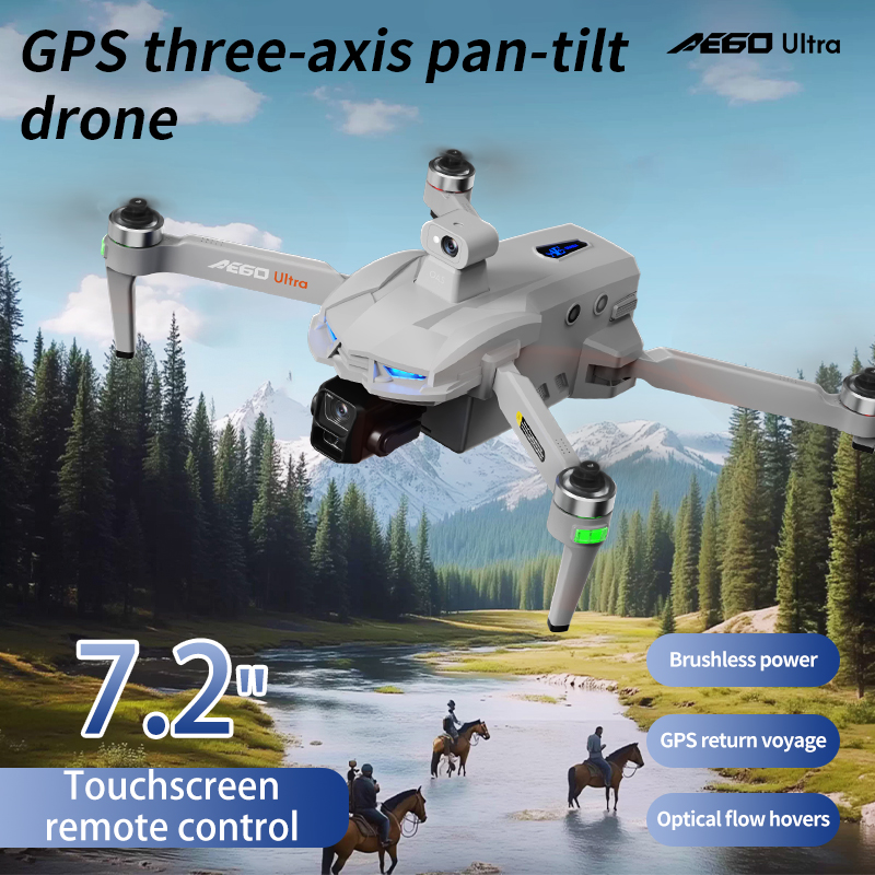 2025 AE60 URTLA GPS Drone 8K C - đánh giá và giá Drone Gimbal 3 Axis